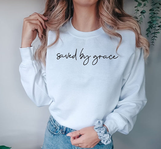 Saved By Grace - Adult Longsleeve