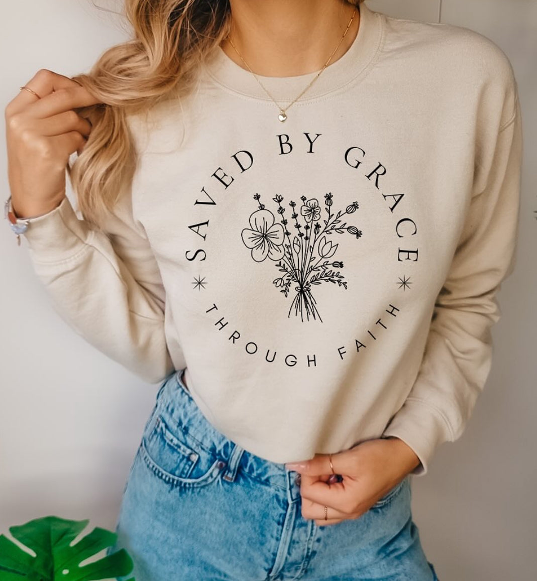 Saved By Grace Through Faith - Adult Crew