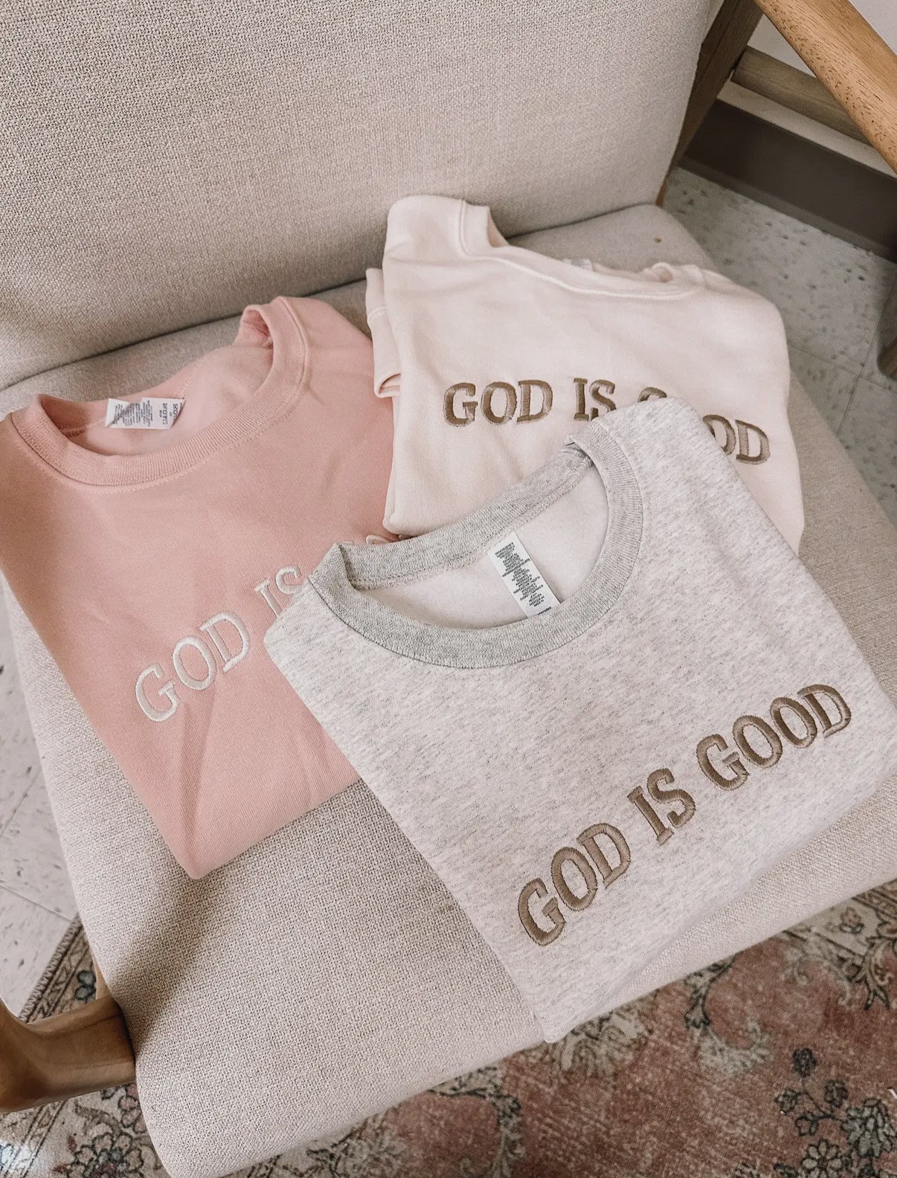 God is good crewneck