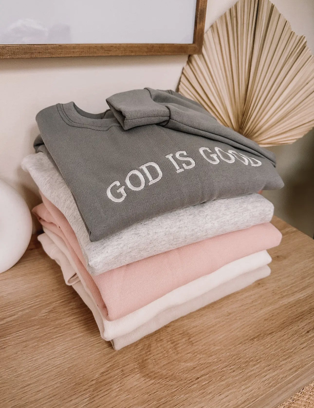 God is good crewneck