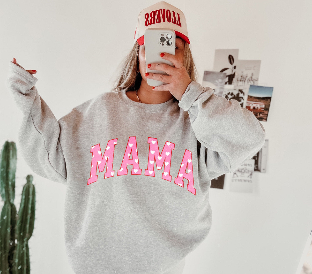 MAMA Valentines Day - Adult Crewneck